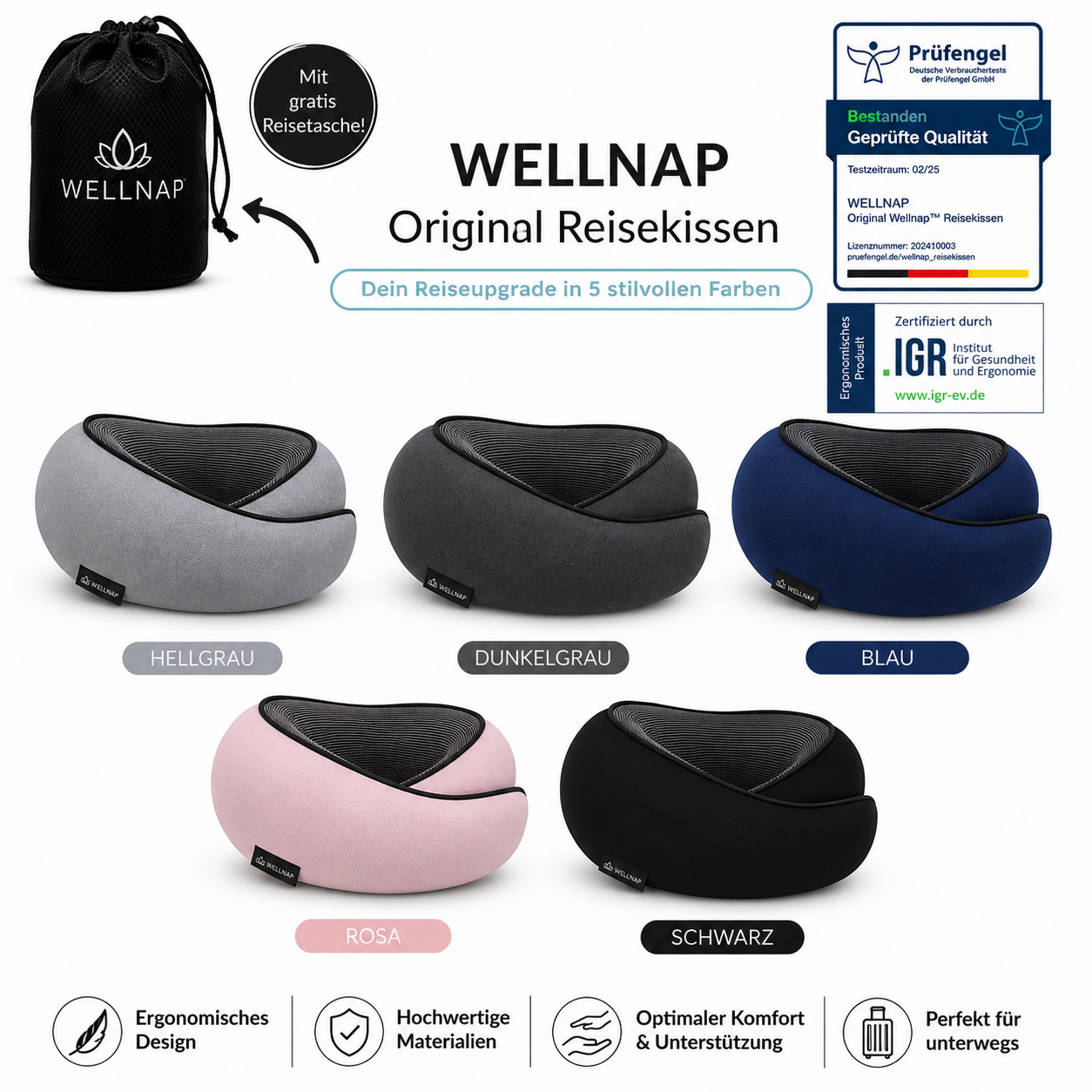 Original Wellnap® Reisekissen